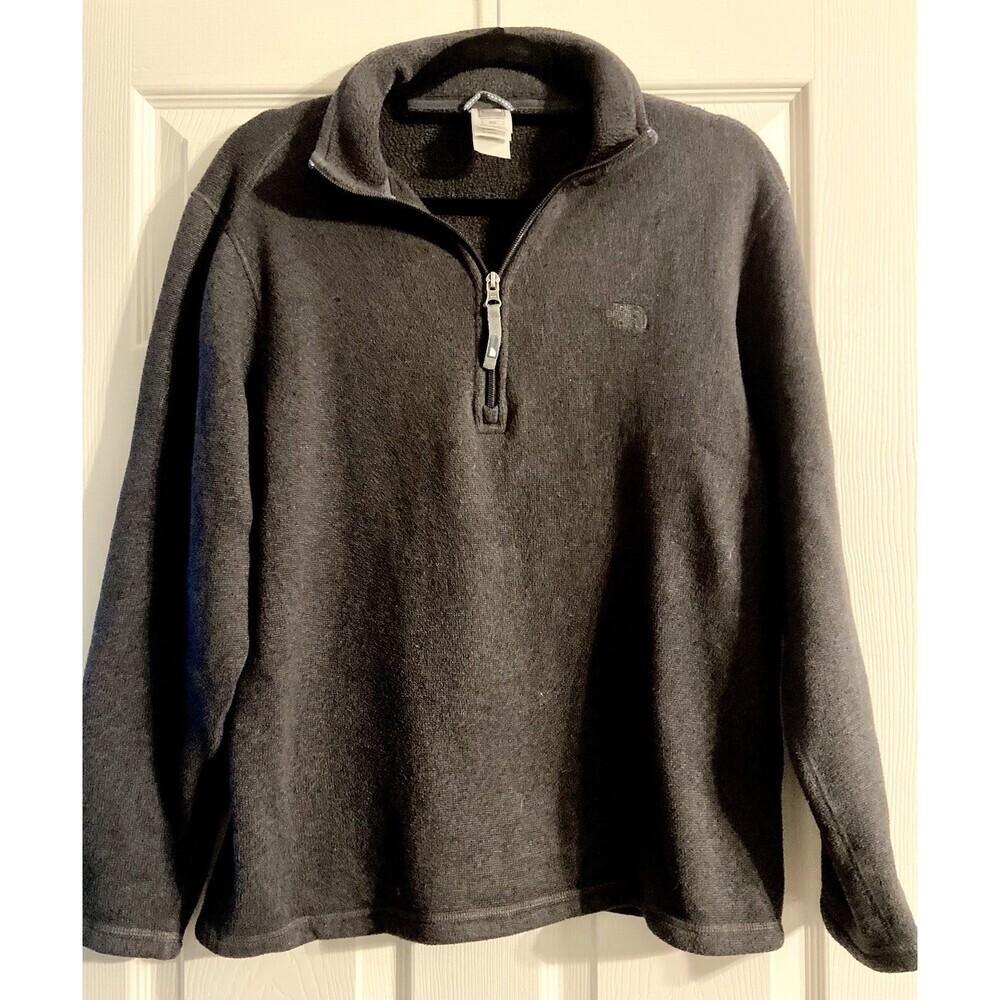 mens north face 1/4 zip fleece pullover Medium
